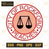 City Of Rockford Peaches Logo SVG