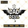 Dad Devil Halloween SVG