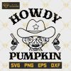 Freddy Krueger Howdy Pumpkin SVG