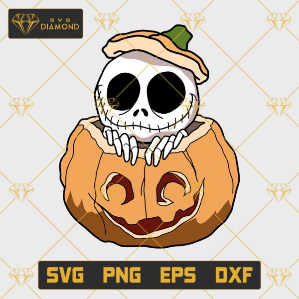 Pumpkin Skeleton SVG