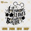 Autumn Leaves SVG