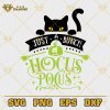 Black Cat Halloween SVG