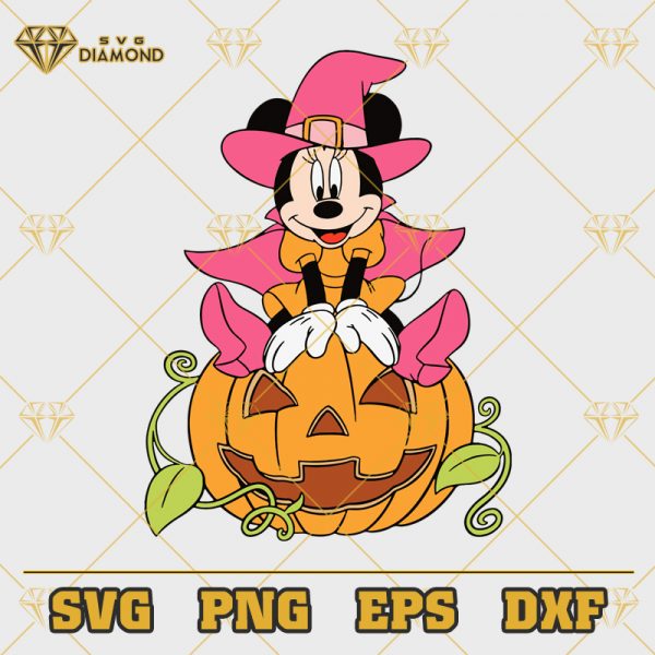 Disney Minnie Pumpkin Halloween SVG