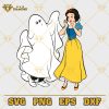 Halloween Ghost With Snow White SVG