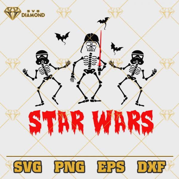 Halloween Star Wars Skeleton SVG