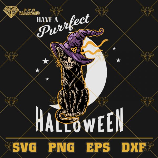 Have A Purrfect Halloween SVG