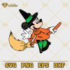 Mickey Mouse Witch SVG