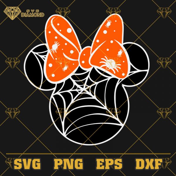 Minnie Ears Spider Halloween SVG