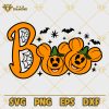 Pumpkin Boo Mickey Head SVG