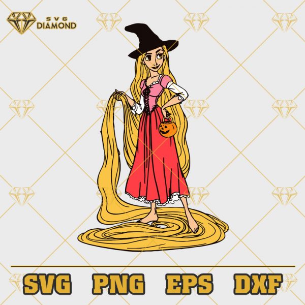 Rapunzel Witch SVG