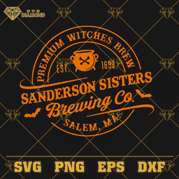 Sanderson Sister Brewing Co Salem Ma SVG