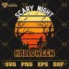 Scary Night Halloween SVG