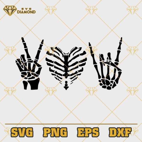 Skeleton Hand SVG