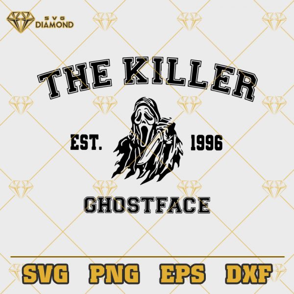 The Killer EST 1996 Ghostface SVG