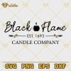 Black Flame Candle Company SVG