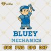 Bluey Mechanics Sticker SVG