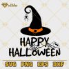 Happy Halloween Witch Hat SVG