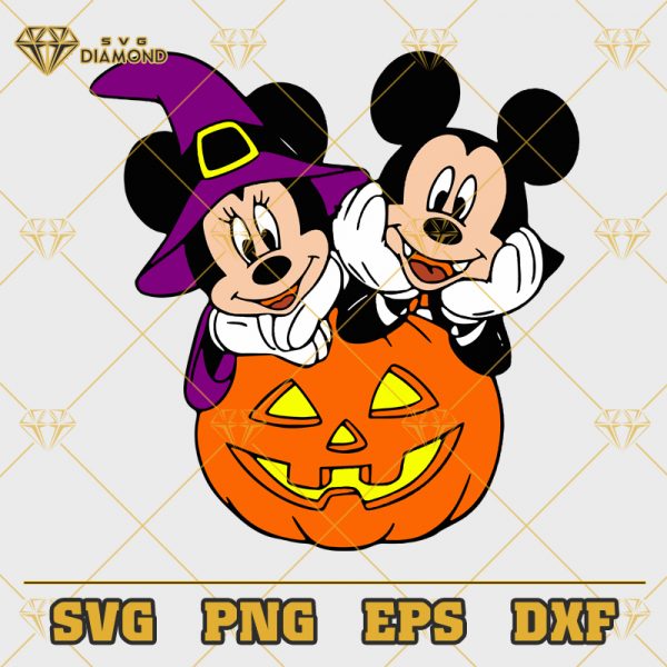 Mickey Minnie Pumpkin SVG